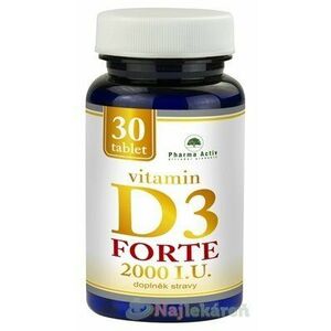 Pharma Activ Vitamín D3 Forte 2000 IU 30 tablet vyobraziť