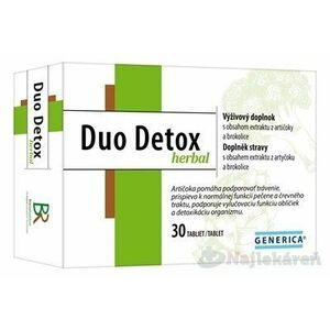 Generica Duo Detox Herbal 30 tabliet vyobraziť