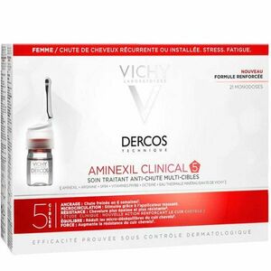 Vichy Dercos Aminexil Clinical 5 Mult-Targed Anti-Hair Loss Treating Care pre ženy 21 x 6 ml, Doprava zadarmo vyobraziť