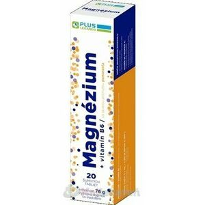 PLUS LEKÁREŇ Magnézium + vitamín B6 20ks - Plus Lekáreň Magnézium + vitamín B6 tbl eff s príchuťou pomaranča 20 ks vyobraziť