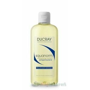 DUCRAY SQUANORM šampón proti mastným lupinám 200ml, Pri nákupe 2 produktov zľava 20% vyobraziť