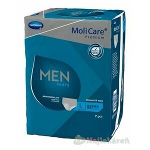 MoliCare Premium MEN PANTS 7 kvapiek L inkontinenčné naťahovacie nohavičky 7ks, Akcia vyobraziť