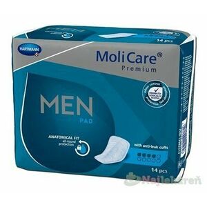 MoliCare Premium MEN PAD 4 kvapky inkontinenčné vložky pre mužov 14ks, Akcia vyobraziť