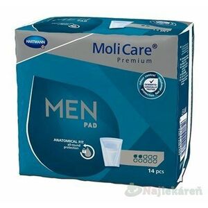 MoliCare Premium MEN PAD 2 kvapky inkontinenčné vložky pre mužov 14ks vyobraziť