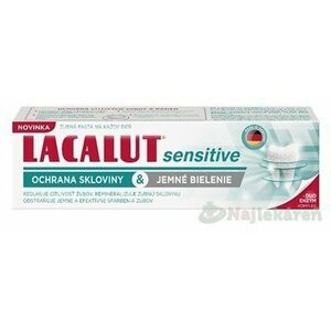 Lacalut Sensitive jemné bielenie a ochrana skloviny zubná pasta 75 ml vyobraziť