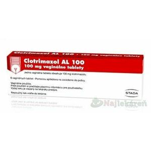 Clotrimazol AL 100 tbl vag 100 mg 1x6 ks vyobraziť