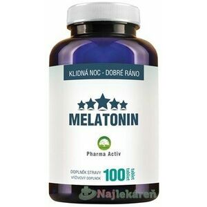 Pharma Activ MELATONIN - Pharma Activ Melatonín 100 tabliet vyobraziť