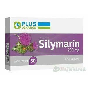 PLUS LEKÁREŇ Silymarín 200 mg, 1x30 ks vyobraziť