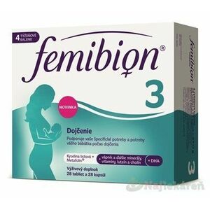 Femibion 3 Dojčenie 28 tbl + 28 cps, Akcia vyobraziť