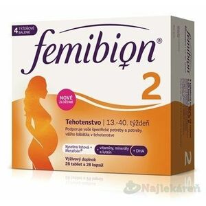 Femibion 2 Těhotenství 28 tabliet + 28 toboliek, Akcia vyobraziť