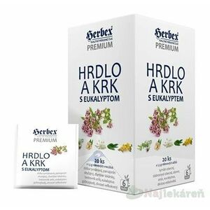 HERBEX Premium HRDLO A KRK s eukalyptom bylinná zmes 20x1, 5g vyobraziť
