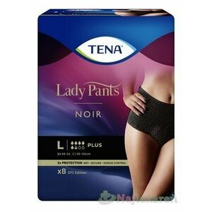 TENA Lady Pants PLUS NOIR LARGE čierne dámske naťahovacie inkontinenčné nohavičky 8ks vyobraziť