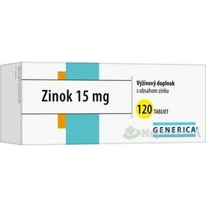 GENERICA Zinok 15 mg vyobraziť