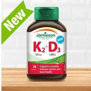 Jamieson Vitamin K2 120 mcg + D3 1000 IU 30 kapsúl vyobraziť