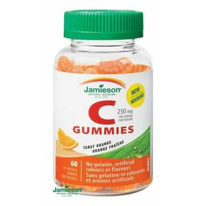 Jamieson Vitamín C Gummies pastilky s príchuťou pomaranča 60 cps vyobraziť