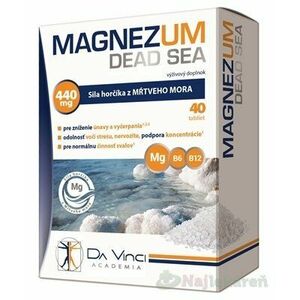 MAGNEZUM DEAD SEA - DA VINCI, tbl 1x40 ks vyobraziť