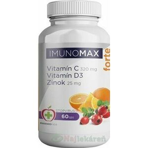 IMUNOMAX Forte Vitamín C+D+Zinok, 60ks vyobraziť