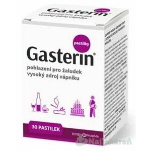 GASTERIN pastilky - RosenPharma, 30ks - Rosen Gasterin pastilky 30 ks vyobraziť