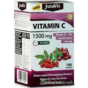 JutaVit Vitamín C 1500 mg, 100 ks - JutaVit Vitamín C 1500 mg 100 ks vyobraziť