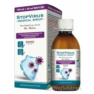 STOPVIRUS Medical sirup - Dr. Weiss 150ml vyobraziť