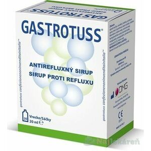 Gastrotuss sirup antirefluxný vo vrecúškach, 20ks, Akcia vyobraziť
