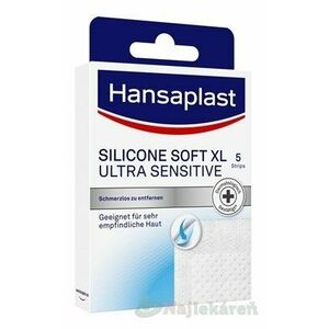Hansaplast SILICONE SOFT XL ULTRA SENSITIVE náplasť 5ks vyobraziť