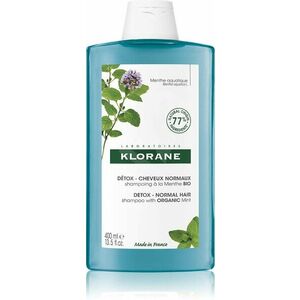 KLORANE Detoxikačný šampón s BIO mätou vodnou 400ml, Pri nákupe 2 produktov zľava 20% vyobraziť