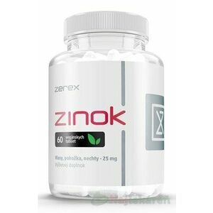 Zerex Zinok chelát 25 mg 60tbl vyobraziť
