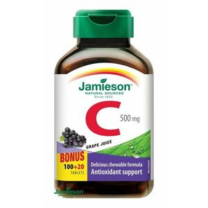 Jamieson Vitamín C 500 mg tablety na cmúľanie s príchuťou hrozna 120 tbl. vyobraziť