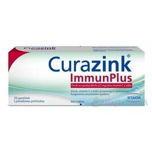 Curazink ImmunPlus - Stada Pharma Slovakia Curazink ImmunPlus pastilky 20 ks vyobraziť