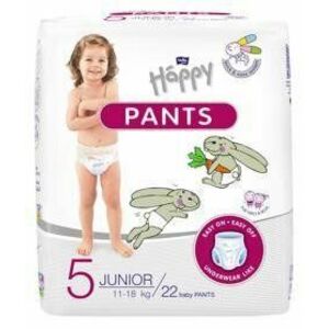 BELLA HAPPY Pants Junior (11-18 kg) 22 ks – jednorazové plienky vyobraziť