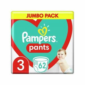 PAMPERS Pants 3 (6-11 kg) 62 ks Jumbo pack - plienkové nohavičky vyobraziť