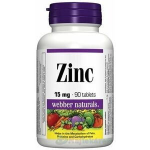 Webber Naturals Zinok 15 mg 90 tbl vyobraziť