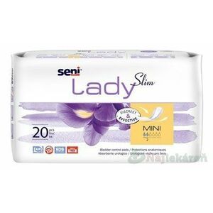 Seni Lady Slim MINI urologické vložky pre ženy, 20ks - Seni Lady Mini 20 ks vyobraziť