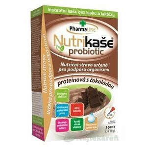 Nutrikaša probiotic - proteinová s čokoládou 3x60g vyobraziť