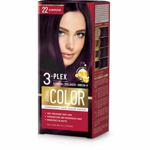 Farba na vlasy - baklažán č. 22 Aroma Color vyobraziť