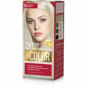 Farba na vlasy - platinový blond č.19 Aroma Color vyobraziť