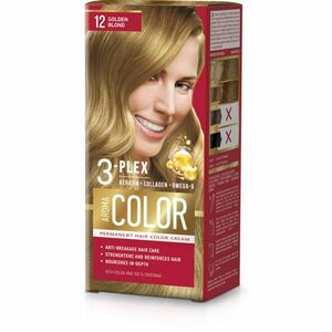 Farba na vlasy - zlatý blond č.12 Aroma Color vyobraziť