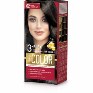 Farba na vlasy - tmavý gaštan č. 02 Aroma Color vyobraziť