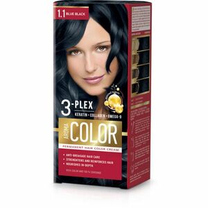 Farba na vlasy - modro čierna č. 1.1 Aroma Color vyobraziť