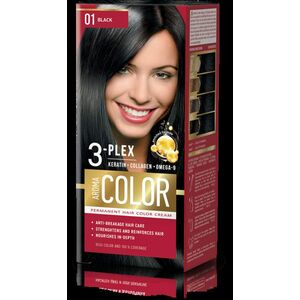 Farba na vlasy - čierna č. 01 Aroma Color vyobraziť