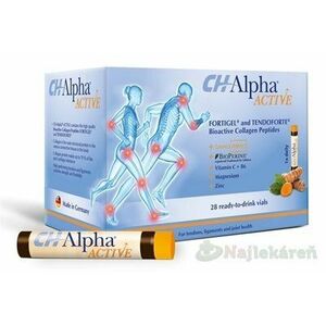 CH-Alpha ACTIVE, ampulky na pitie, kolagénové peptidy, 1x28 ks vyobraziť