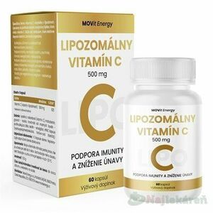 MOVit Lipozomálny vitamín C 500 mg, cps 1x60 ks vyobraziť