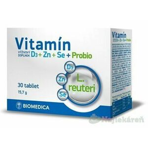 BIOMEDICA Vitamín D3 + Zn + Se + Probio vyobraziť