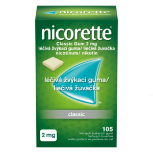 NICORETTE Classic gum 2 mg 105 žuvačiek vyobraziť