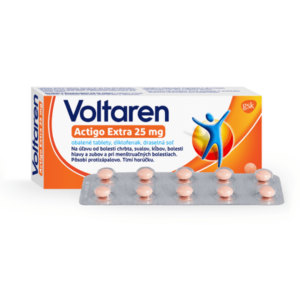 VOLTAREN Actigo extra 25 mg pre rýchlu úľavu od bolesti 20 tabliet vyobraziť