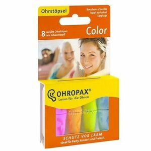 OHROPAX Color ušné vložky 8 kusov vyobraziť