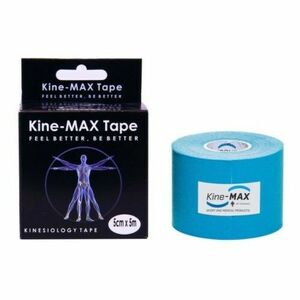 KINE-MAX Classic kinesiology tape modrá 5 cm x 5 m 1 kus vyobraziť