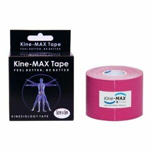 KINE-MAX Classic kinesiology tape ružová 5 cm x 5 m 1 kus vyobraziť