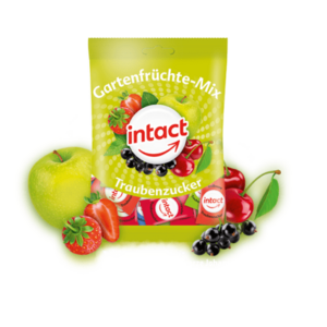 INTACT Gartenfrüchte - mix hroznový cukor 100 g vyobraziť